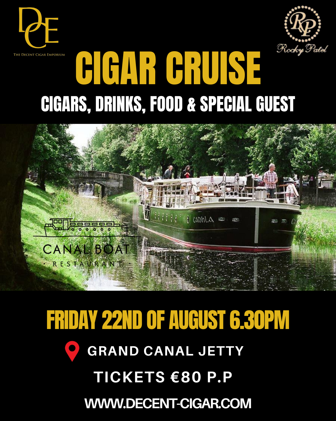 Decent Cigar Event - Cigar Cruise 21st August 2025